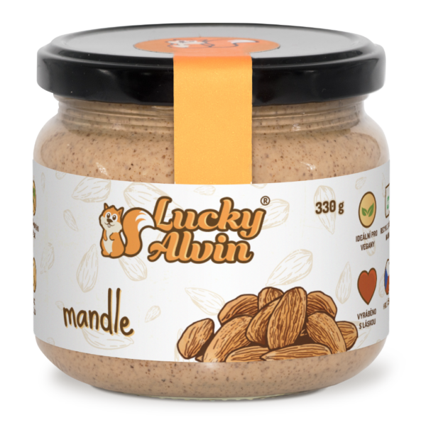 Mandle - oříškové máslo Lucky Alvin