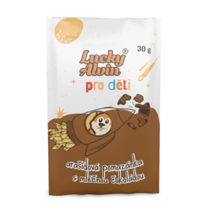 Lucky Alvin Pro děti: Arašídová pomazánka s mléčnou čokoládou